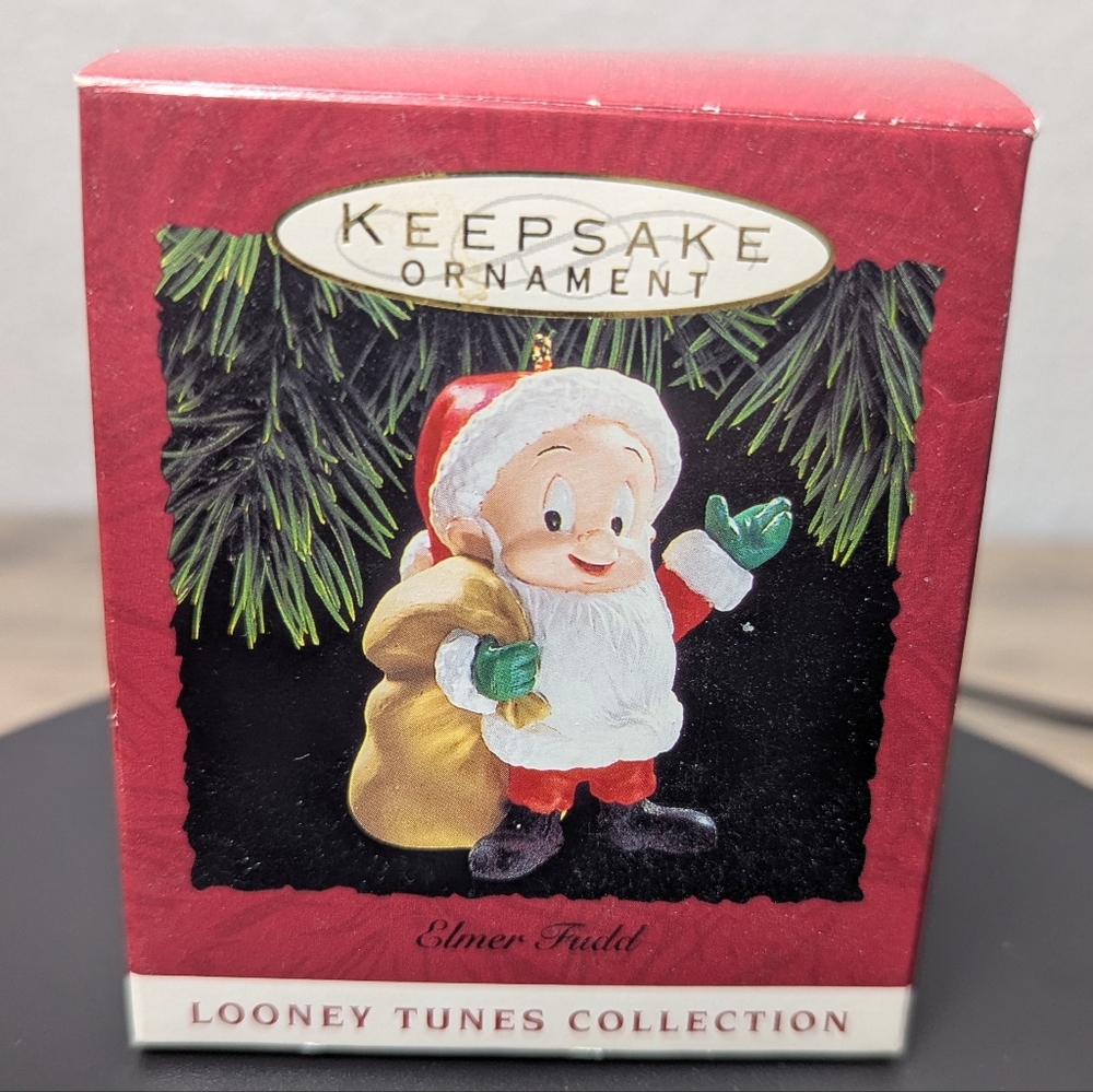 1993 HALLMARK LOONEY TUNES ELMER FUDD ORNAMENT IN BOX